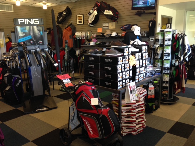 photo of merchandise available at the pro shop