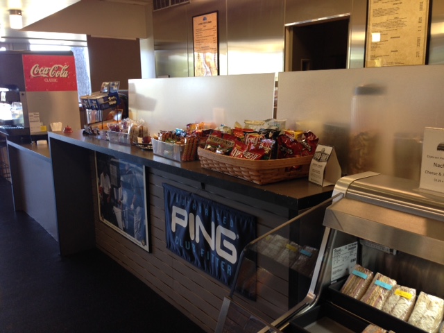 snack bar at Luna Vista